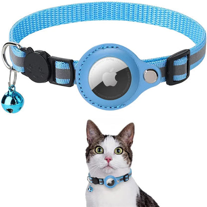 Anti-Lost Pet Cat Collar for the Apple Airtag Protective Tracker anti Lost Positioning Collar Waterproof Reflective Pet Collars