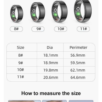 Smart Ring, Smart Health Ring, Health Tracking Ring