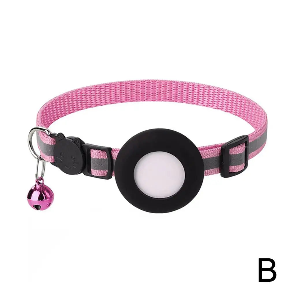 Silicone Anti-Lost Pet Cat Collar for the Apple Airtag Protective Wearable Tracker anti Lost Positioning Tracker Collar 2024