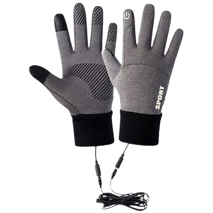 Heated Gloves Heated Winter Gloves Warmers Ski Heated Gloves USB Hand Warmer Gloves Touchscreen Heated Warm Sports Outdoor