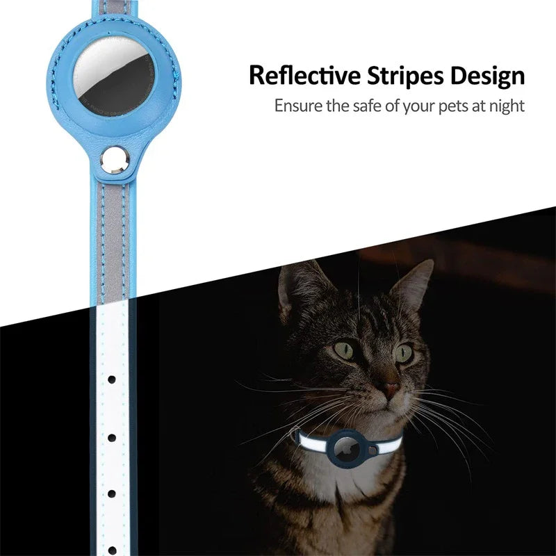 Anti-Lost Pet Cat Collar for the Apple Airtag Protective Tracker anti Lost Positioning Collar Waterproof Reflective Pet Collars