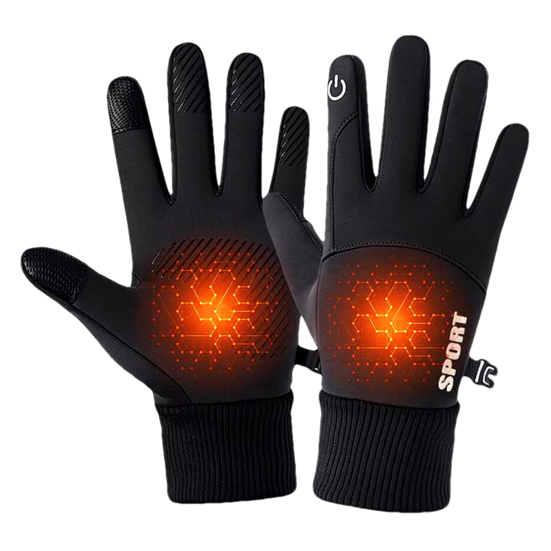 Heated Gloves Heated Winter Gloves Warmers Ski Heated Gloves USB Hand Warmer Gloves Touchscreen Heated Warm Sports Outdoor