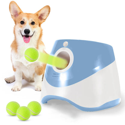 Automatic Ball Thrower for Dogs, Dog Stuff, Dog Toys, Interactive Dog Fetch Machine Toy for Small Dogs, Pet Ball Throwing Machine with Balls, Indoor Outdoor Dog Toy Balls, Toys for Dogs, Dog Accessories