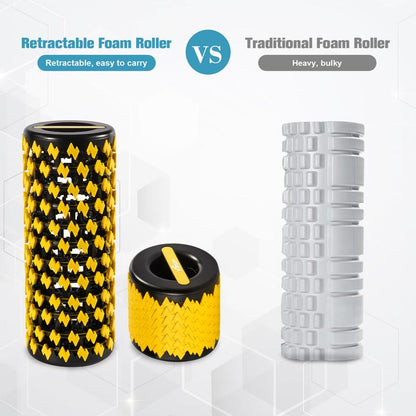 Relife Sports Foam Roller Equipment, Multiple Colour & Retractable & Space Saving