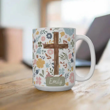 Custom Mug, Personalized Mug, Custom Christian Mug, Personalized Coffee Mug, Custom Christian Gifts, Personalized Christian Mug, Name Mug Ceramic Drinkware Customized Tea Washable Reusable Reuse Cup Drink