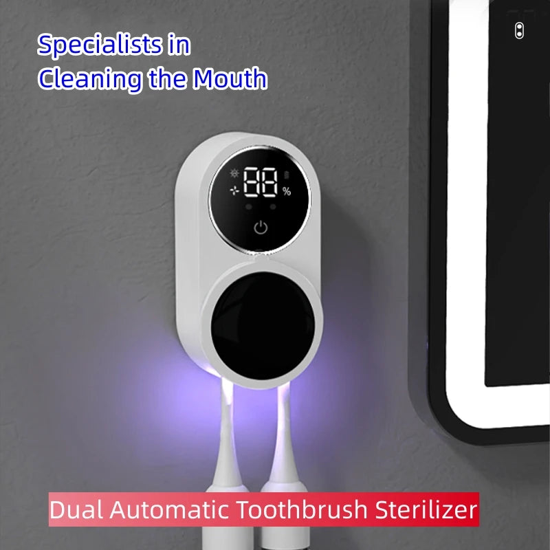 2023 Best Toothbrush Sterilizer Mini Portable Type C USB Rechargeable Travel for UVC Toothbrush Sterilizer Box