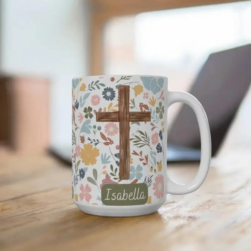 Custom Mug, Personalized Mug, Custom Christian Mug, Personalized Coffee Mug, Custom Christian Gifts, Personalized Christian Mug, Name Mug Ceramic Drinkware Customized Tea Washable Reusable Reuse Cup Drink