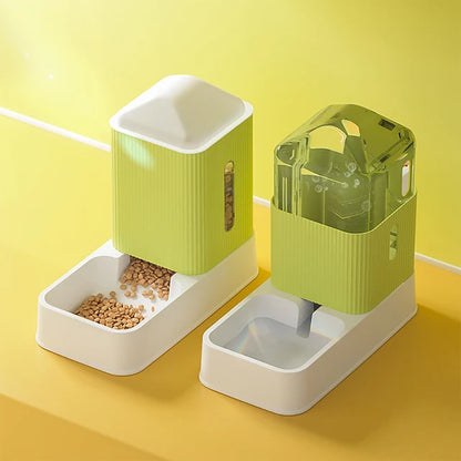 Automatic Pet Feeder 3.5L Large Capacity Pets Feeding Bowls Cat Water Dispenser Dog Food Feeder Drinking Fountain Feeding Bowl