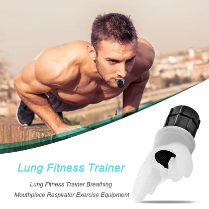 New Breathing Trainer Lung Flexer Durable Fitness Exerciser Increases Lung Capacity Breath Adjustable Levels Respiratory