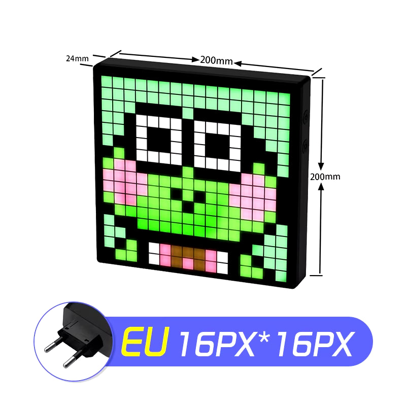 32X32 NFT Pixel Art LED Display Cool Bluetooth Speaker App Control Art Display for Gaming Room Decor DIY Graffiti Animated Frame