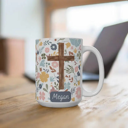 Custom Mug, Personalized Mug, Custom Christian Mug, Personalized Coffee Mug, Custom Christian Gifts, Personalized Christian Mug, Name Mug Ceramic Drinkware Customized Tea Washable Reusable Reuse Cup Drink