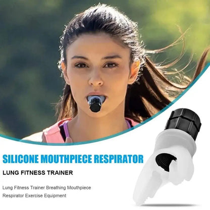 New Breathing Trainer Lung Flexer Durable Fitness Exerciser Increases Lung Capacity Breath Adjustable Levels Respiratory