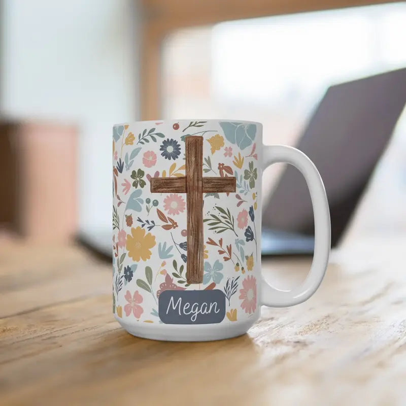 Custom Mug, Personalized Mug, Custom Christian Mug, Personalized Coffee Mug, Custom Christian Gifts, Personalized Christian Mug, Name Mug Ceramic Drinkware Customized Tea Washable Reusable Reuse Cup Drink